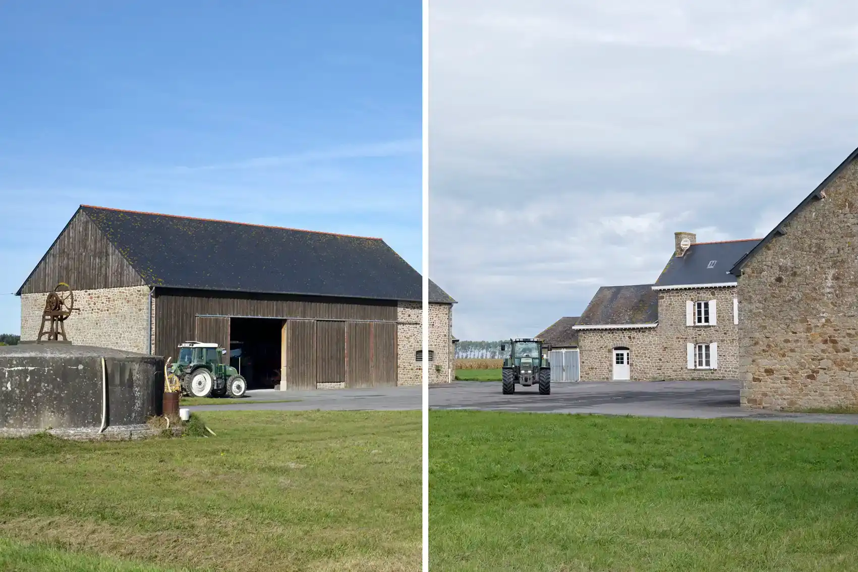 Guillaume Bonnel,metapiction polders du Mont Saint Michel, Roz sur COuesnon, Observatoire photographique des paysages d'Ille et Vilaine