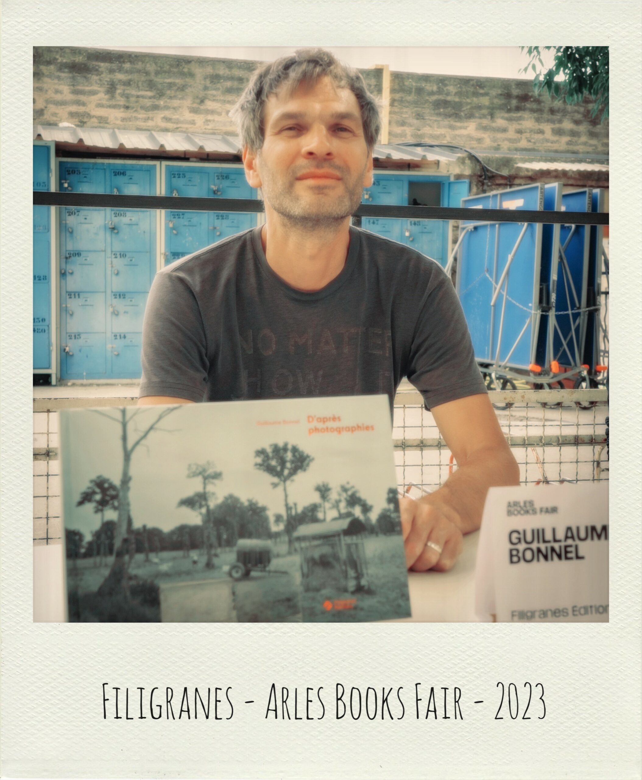 portrait de Guillaume Bonnel Arles Books Fair 2023